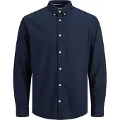 Jack & Jones Chemise 'JJEOxford' bleu marine