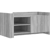 vidaXL Table basse Gris Sonoma 100x50x50 cm Bois composite