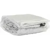 vidaXL Bâche transparente avec œillets 3x8 m PVC