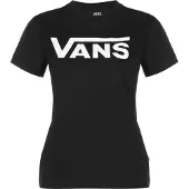 Vans T-shirt 'FLYING V' noir / blanc