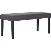 vidaXL 281309 Bench 106 cm Grey Faux Leather
