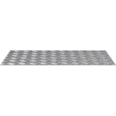 vidaXL Escalier Escalier à angle droit 4 pcs Argent 90 x 50 cm Aluminium