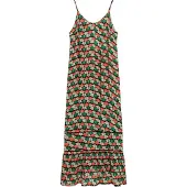 Superdry Beach Sleeveless Long Dress Multicolore S Femme
