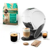 Krups Cafetière à dosette 15 bars 1600w blanc - - KP850110 -