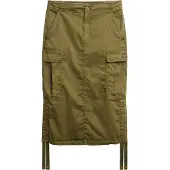 Superdry Cargo Midi Skirt Vert XS Femme