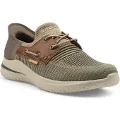 SKECHERS Slip-Ins: Delson 3.0 Sportief - Taupe - Maat 46