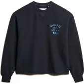 Superdry Sweat-shirt 'Athletic' marine / bleu foncé