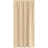 vidaXL Rideaux occultants avec anneaux 2 pcs Crème 175 x 140 cm