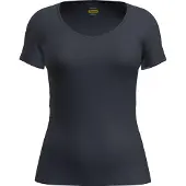 Icebreaker Merino 150 Siren Sweetheart Short Sleeve Base Layer Bleu S Femme