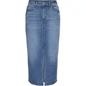 Vila Jupe 'Jaf' bleu denim