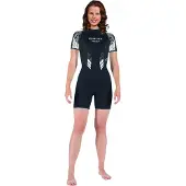 Mares Reef She Dives 2.5 Mm Woman Short Sleeve Shorty Noir XS Femme