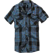 Brandit Chemise 'Roadstar' bleu / noir