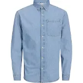 Jack & Jones Creek Akm 596 Long Sleeve Shirt Bleu 2XL Homme