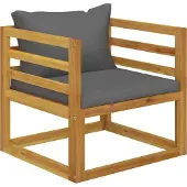 vidaXL Ensemble de salon de jardin en bois massif d'acacia Meubles de jardin