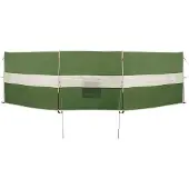 vidaXL Brise-vent de camping vert 490x123 cm imperméable