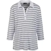 Goldner T-shirt gris chiné / blanc