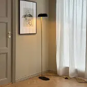 Dyberg Larsen Lampadaire , Arch, Noir, Salon / séjour, Métal, Vintage / rétro