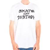 Thrasher T-shirt à Manches Courtes Skate And Destroy