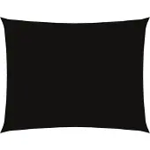 vidaXL Voile de parasol tissu oxford rectangulaire 5x7 m noir