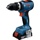 Bosch Perceuse-visseuse à percussion sans fil GSB 18V-65, 2 x batterie GBA 18V 4.0Ah, L-Case Pick & Click