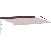 vidaXL Store automatique rouge bourgogne 450x300 cm