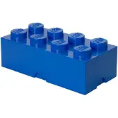 LEGO La brique de rangement 8 tenons - bleu