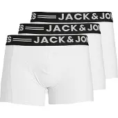 Jack & jones Boxers 'Sense' noir / blanc