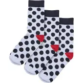 Urban Classics Chaussettes 'Polka' marron / noir / blanc