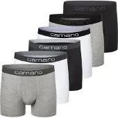 Camano Boxers gris chiné / noir / blanc