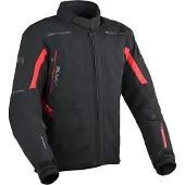 Dane Elling 2, veste textile pour moto, Gore-Tex, noire/rouge, taille XL