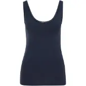We fashion Haut bleu foncé