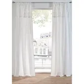 Bonprix Rideau en coton avec broderie (1 pce)