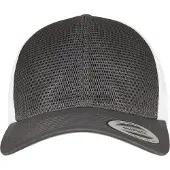 Flexfit Casquette gris foncé / blanc