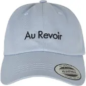 Mister tee Casquette 'Au Revoir' bleu / bleu clair