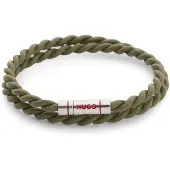 HUGO 50552596 Bracelet Vert Homme
