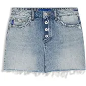 HUGO Galanie 1 10278563 Blue Short Skirt Bleu S Femme