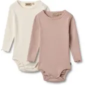 Wheat Barboteuse / body rose ancienne / blanc cassé