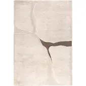Vivaraise Tapis recyclé Yan neige - 160 x 230 x 2 cm