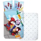 Javoli Spiderman Squad Parure de lit enfants 100x135cm