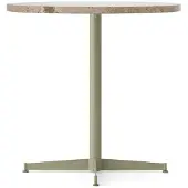 Audo Copenhagen Nook Table à Manger Ø80 cm | Olive | Kunis Breccia Stone