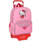 Safta Sac à Dos à Roulettes Hello Kitty 21l 33x42x14 Cm