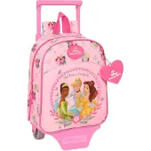 Safta Princesas Disney 6l 22x27x10 Cm Mini Wheeled Backpack Rose Enfants