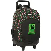 Safta Sac à Dos à Roulettes Minecraft 33l 33x45x22 Cm