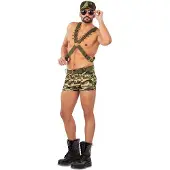 MOM Soldier Costume Multicolore XL Enfants