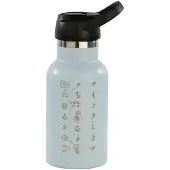 Runbott 350 Ml Rmcf+iconos Thermal Bottle Argenté