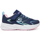 SKECHERS Baskets Fille Microspec Tread Hyper Speed Navy