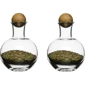 Sagaform Nature carafes pour condiments, 0,2 l, 10 cm, 2 pcs.