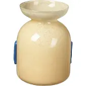 Broste Copenhagen Vase Vera jaune Ø21cm