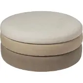 Broste Copenhagen Pouf Pond beige Ø68cm