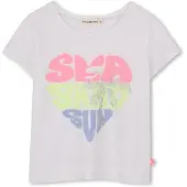 Billieblush U21953 Short Sleeve T-shirt Blanc 10 Years Fille